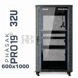 Armario Rack 32U 600x1000 | Phasak Pro PHO-6132 19 In